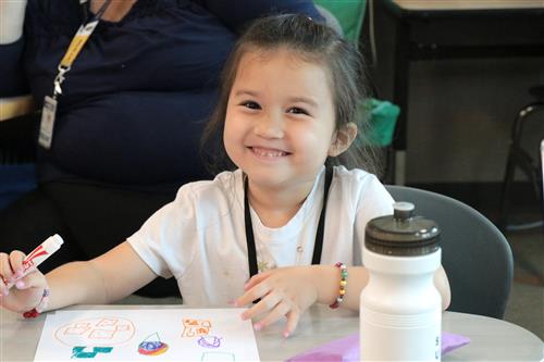 Child coloring