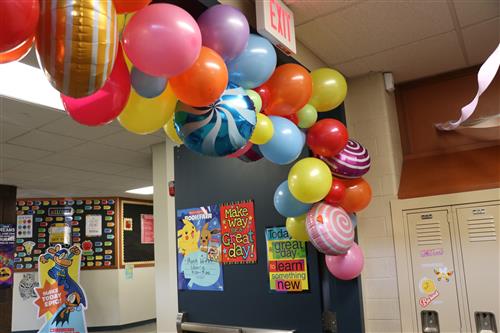 Balloon Arches at Jefferson Elementary
