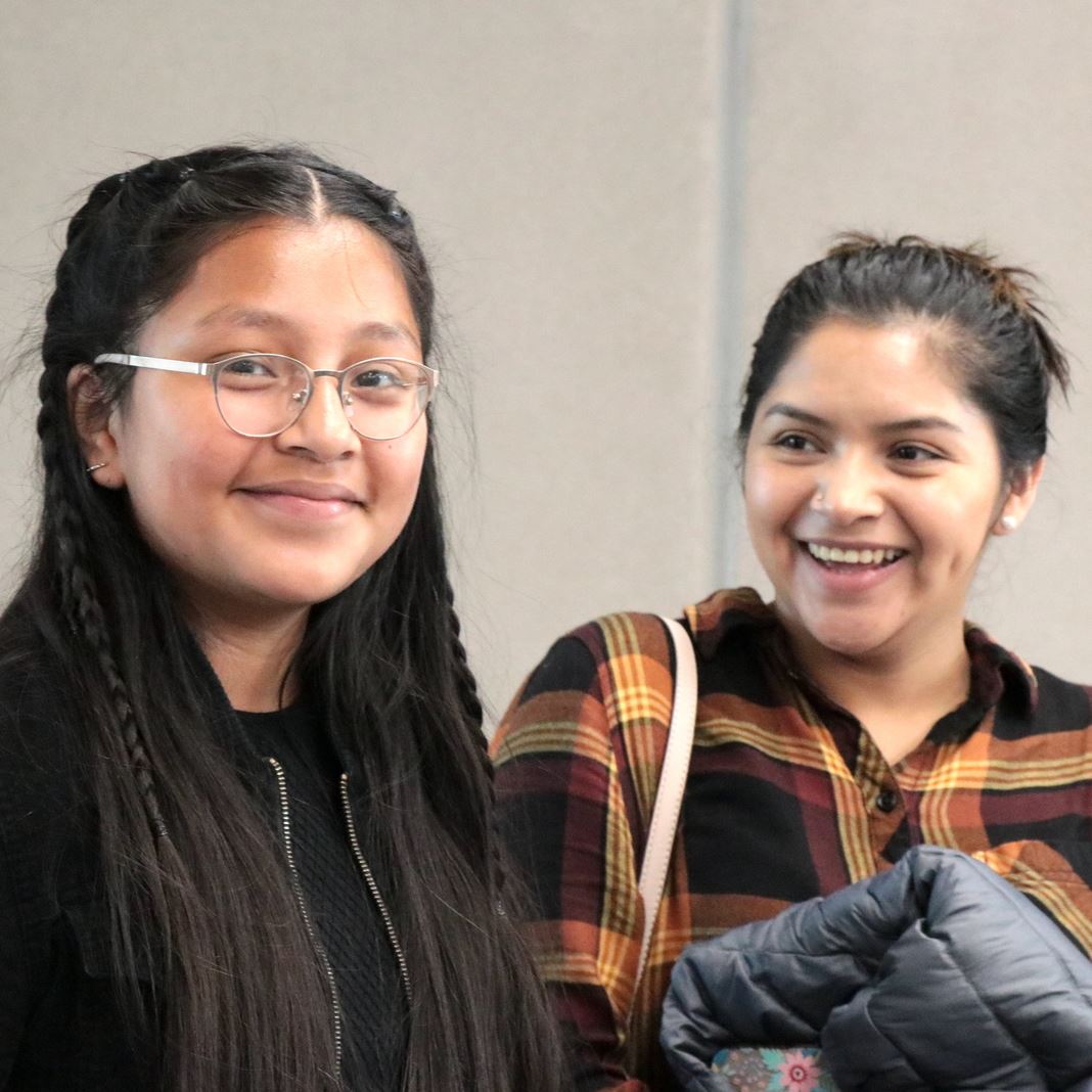  Students attend the opening celebration at Bluestem